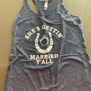 Bachelorette/Bride tank
